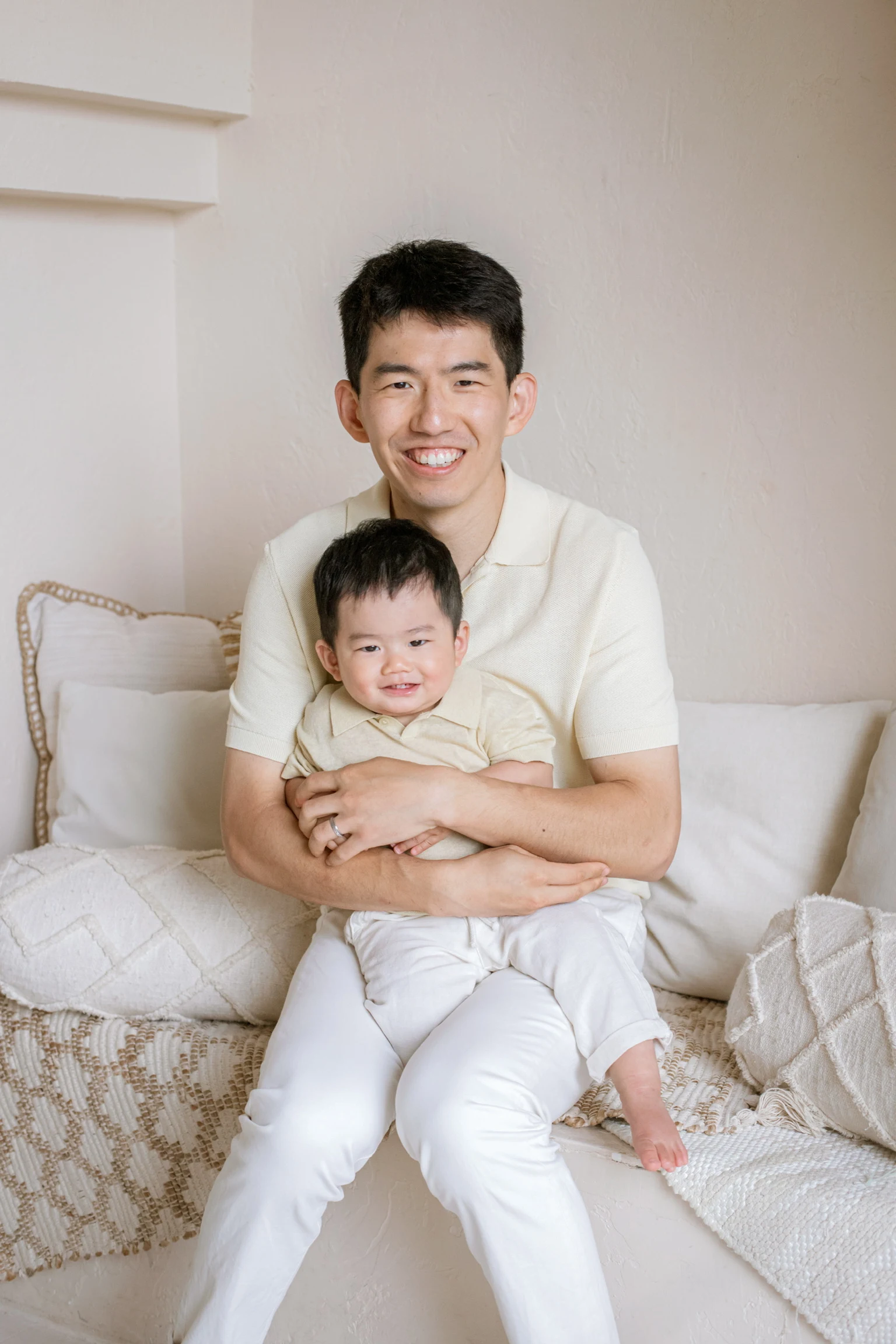Anzhe and his son